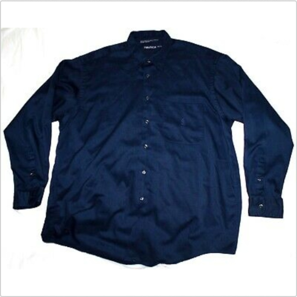 Nautica Long Sleeve Button Down Shirt Size XL - Picture 1 of 5